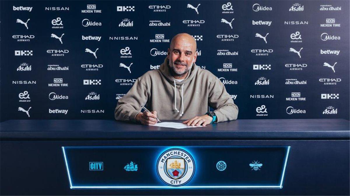 رسمياً | مانشستر سيتي يعلن تجديد عقد بيب جوارديولا حتى 2027