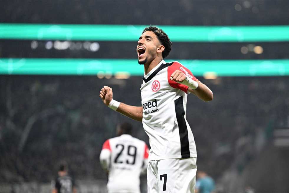 بصناعة عمر مرموش.. فرانكفورت يحرز هدف التقدم في مرمى ميتيلاند بالدوري الأوروبي