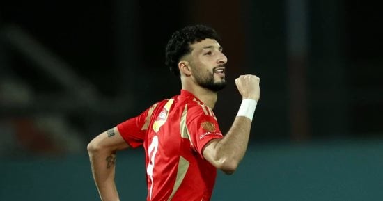 تضاؤل فرص لحاق وسام أبو علي بمباراة الأهلى أمام أورلاندو بيراتس