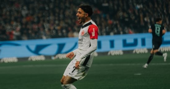 مرموش يقود هجوم فرانكفورت أمام ميتلاند فى الدورى الأوروبى
