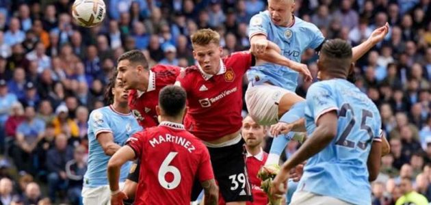 مباشر مباراة مانشستر سيتي ومانشستر يونايتد في الدوري الإنجليزي لحظة بلحظة
