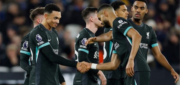 رجل مباراة ليفربول ووست هام يونايتد في الدوري الإنجليزي