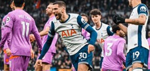 التعادل يحسم مباراة توتنهام ضد وولفرهامبتون في الدوري الإنجليزي