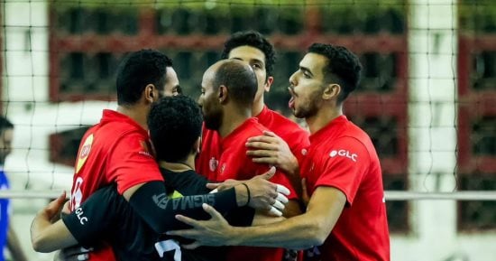 الأهلى يهزم الترسانة 3 – 0 فى دورى الكرة الطائرة رجال