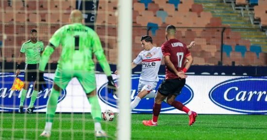 التعادل الإيجابى 1-1 يسيطر على مباراة الزمالك وسيراميكا بعد مرور 60 دقيقة