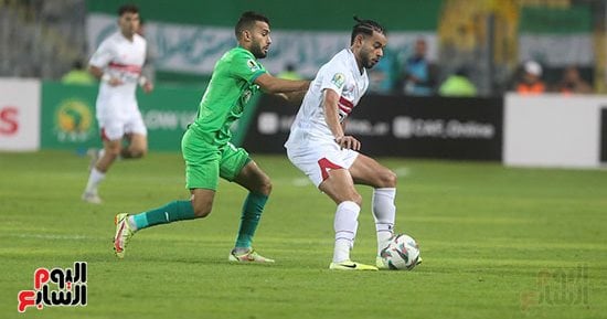 طرد أمين عمر النور فى مواجهة الزمالك والمصرى