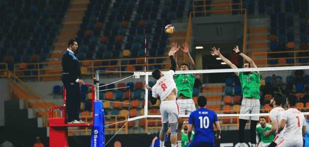 «طائرة الزمالك» يفوز على السيب العماني في البطولة العربية