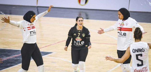 حسين لبيب يهنئ «سيدات الزمالك» بالتتويج بالبطولة الأفريقية لكرة الطائرة