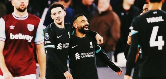 موعد مباراة ليفربول ضد وست هام يونايتد والقنوات الناقلة في الدوري الإنجليزي
