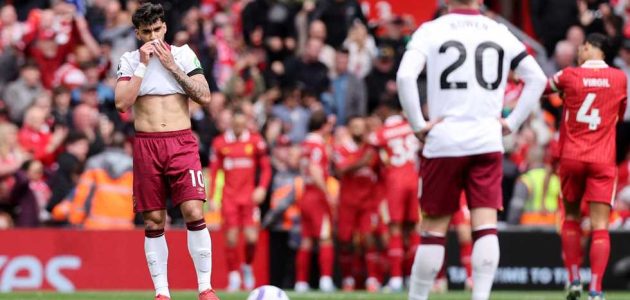 جدول ترتيب الدوري الإنجليزي الممتاز بعد فوز ليفربول على وست هام